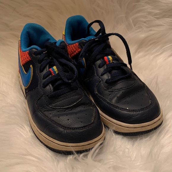 Nike Air Force 1 Low GS Photo Blue Obsidian - Picture 4 of 7